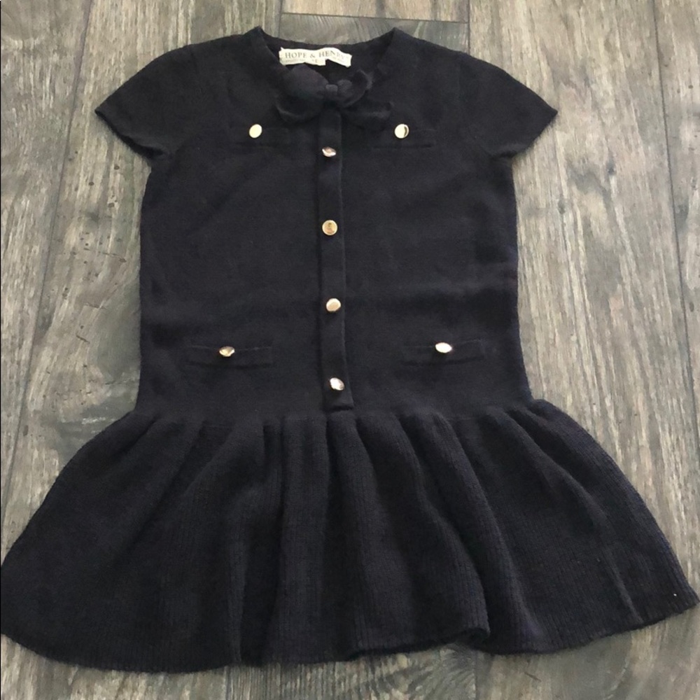 Hope & Henry Black Sweater Dress
